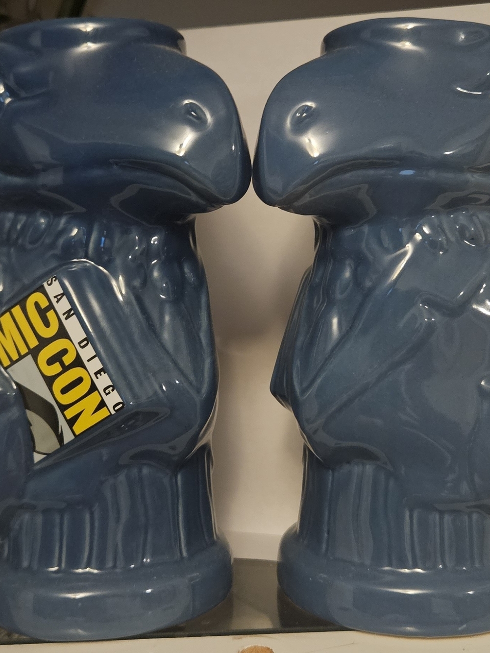 Tiki Farm 2018 SDCC Limited Edition Blue Toucan Tiki Mugs Set of 2